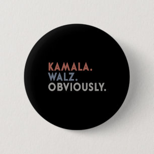 Harris Tim Walz wählt Harris Waltz 2024 Button
