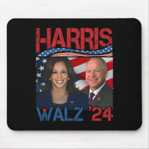 Harris Tim Walz Waltz 3 Mousepad