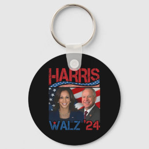 Harris Tim Walz Waltz 3 Schlüsselanhänger