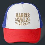 Harris Tim Walz Wappen Vintag Harris Waltz 2024 Truckerkappe<br><div class="desc">Harris Tim Walz Wappen Vintag Harris Waltz 2024</div>