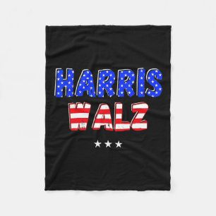 Harris Tim WAlzheimer Waltz Funny Retro Patriotic Fleecedecke