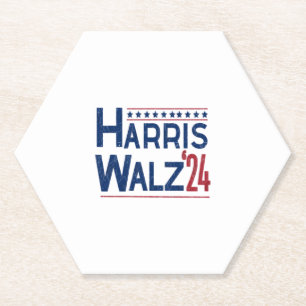 Harris und Walz 2024-Wahlparade Untersetzer