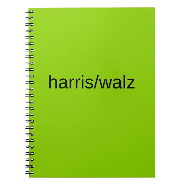 Harris und Walz Sommer 2024 Grüne Wohnanlage Notizblock (Vorderseite)