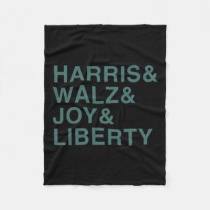 Harris und Wheimer und Joy und Liberty Shirt Kamal Fleecedecke