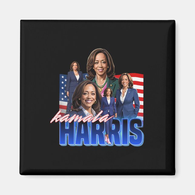 Harris US-Flag-Bootleg  Magnet (Vorne)