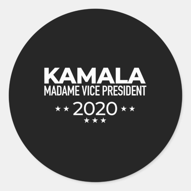 Harris Vice President 2020 Joe Biden Vp 2020 Runder Aufkleber (Vorderseite)