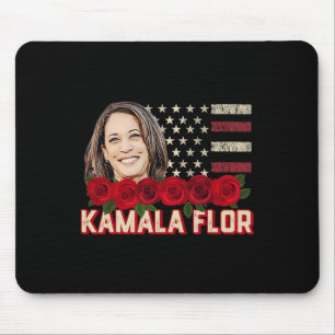 Harris Vintag Flor Feminine Erste weibliche Präsid Mousepad