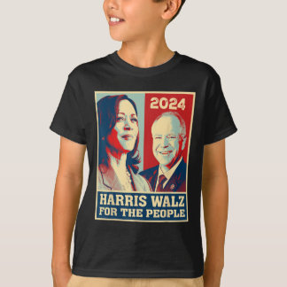 Harris W 2024 Für die Demokraten stimmen Kamala ab T-Shirt