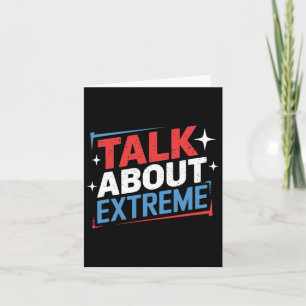 Harris Wahlkampagne über Extrem Karte
