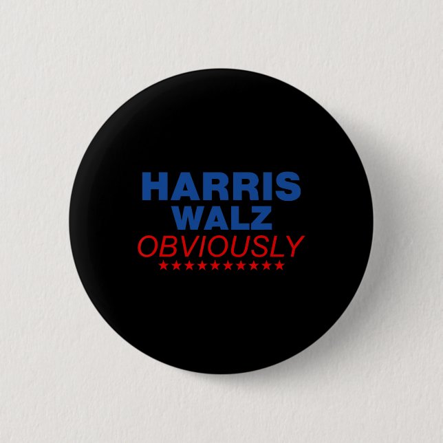 Harris Waltz 2024 Balz zum Walz Button (Vorderseite)