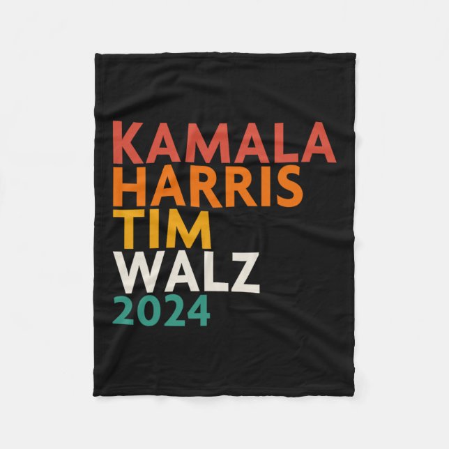 Harris Waltz 2024 Fleecedecke (Vorderseite)