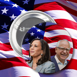 Harris Waltz 2024 - Kamala Harris Tim Waltz Button