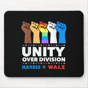 Harris Waltz 2024 Unity over Division Kamala Harri Mousepad