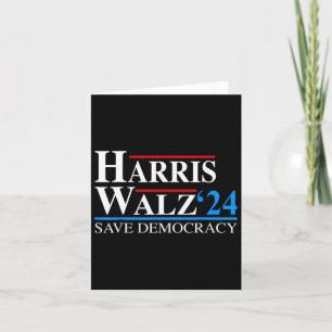 Harris Waltz 2024 Vizepräsident Kamala Harris Tim Karte