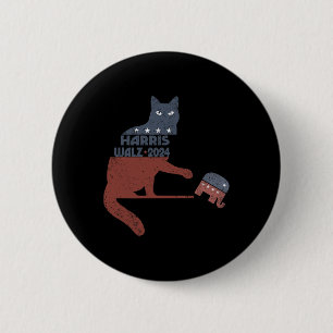 Harris Waltz 2024 Vizepräsident Präsidentenwahl Lu Button