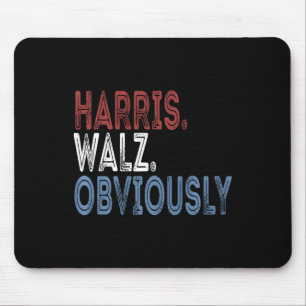Harris Waltz 2024 Wahl Kamala Harris Tim Waltz Mousepad