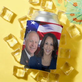 Harris Waltz Foto 2024 - Kamala Harris Tim Waltz Dosenkühler