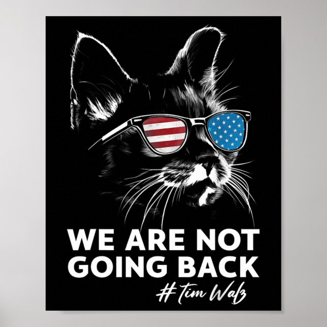 Harris Waltz Wir gehen nicht zurück Kamala Harris  Poster (Vorne)