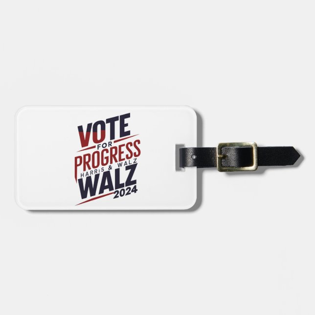 Harris & Walz 2024 (2) Gepäckanhänger (Vorderseite horizontal)