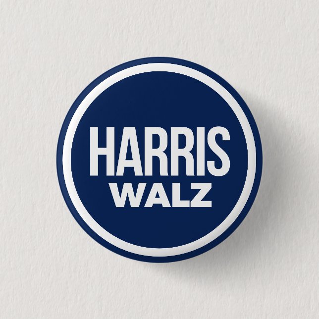 Harris Walz 2024 Button (Vorderseite)