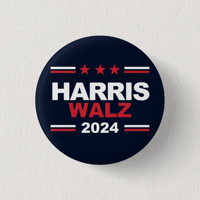 Harris Walz 2024 Button (Vorderseite)