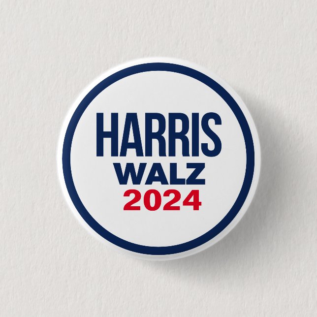 HARRIS WALZ 2024 BUTTON (Vorderseite)