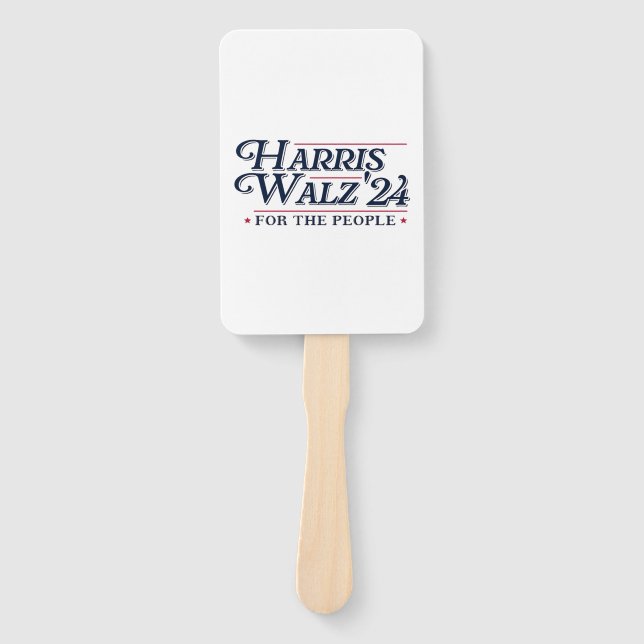 Harris Walz 2024 Fächer (Vorderseite)