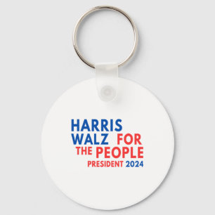 Harris Walz 2024 für die Menschen Schlüsselanhänger
