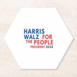 Harris Walz 2024 für die Menschen Untersetzer