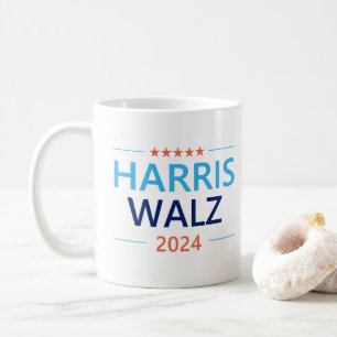 Harris Walz 2024 für Präsident Kaffeetasse