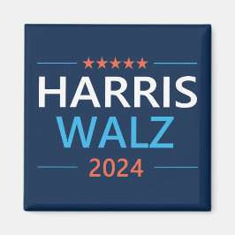 Harris Walz 2024 für Präsident Magnet
