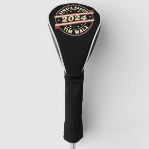 Harris Walz 2024 für Präsident Patrioten Kamala Golf Headcover