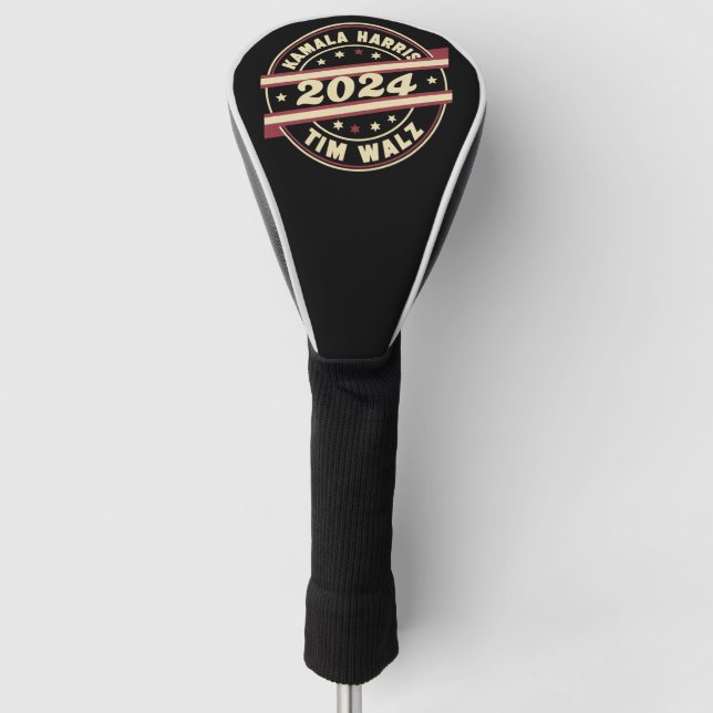 Harris Walz 2024 für Präsident Patriotic Kamala Golf Headcover (Vorderseite)