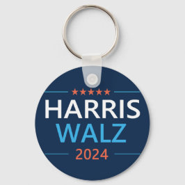 Harris Walz 2024 für Präsident Schlüsselanhänger