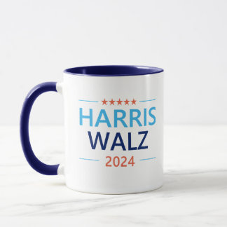 Harris Walz 2024 für Präsident Tasse