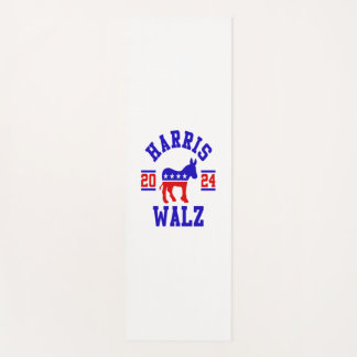 Harris Walz 2024 für Präsidentin Patriotische Demo Yogamatte
