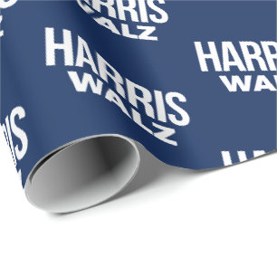 Harris Walz 2024 Geschenkpapier