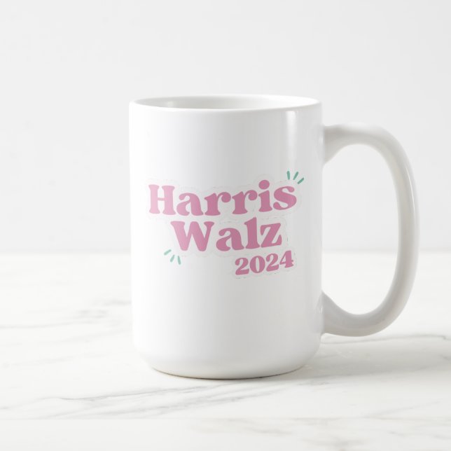 Harris Walz 2024 Kaffeetasse (Rechts)