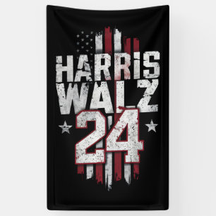 Harris Walz 2024 Kamala Harris 2024 Tim Walz 2024  Banner