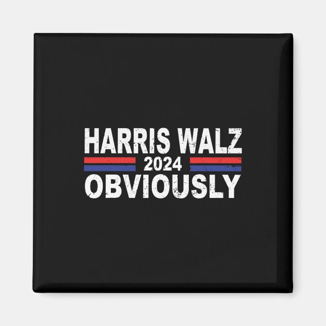 Harris Walz 2024 Kamala Harris Waltz 202 Magnet (Vorne)