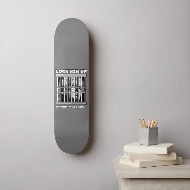 HARRIS-WALZ 2024 LOCKT IHN AUF SKATEBOARD (Wandkunst)