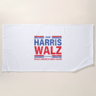 Harris Walz 2024 macht Amerika wieder gesund Strandtuch