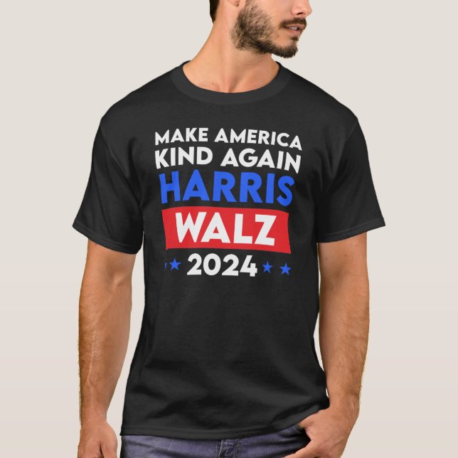 Harris Walz 2024 macht Amerika wieder gesund T-Shirt (Vorderseite)