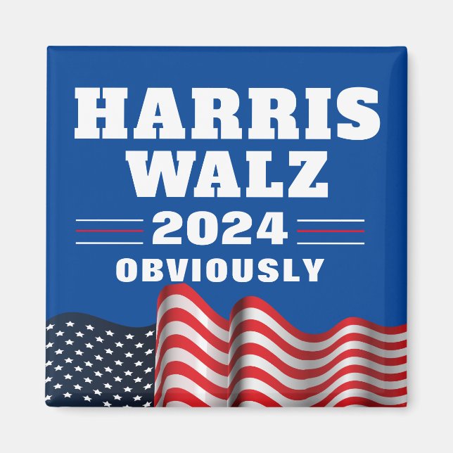 Harris Walz 2024 | offensichtlich Magnet (Vorne)