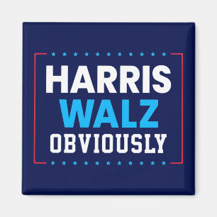 Harris Walz 2024 offensichtlich Magnet