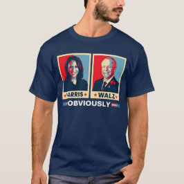 Harris Walz 2024 offensichtlich T-Shirt