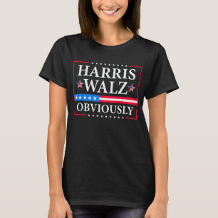 Harris Walz 2024 offensichtlich   Tim Walz T-Shirt