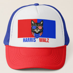 Harris Walz 2024 offensichtlich Truckerkappe