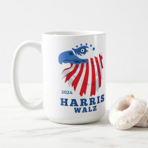Harris Walz 2024 Party-Wahl Kaffeetasse