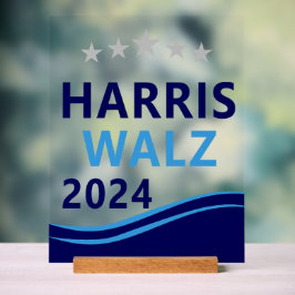 Harris Walz 2024 pour le président Blue Wave